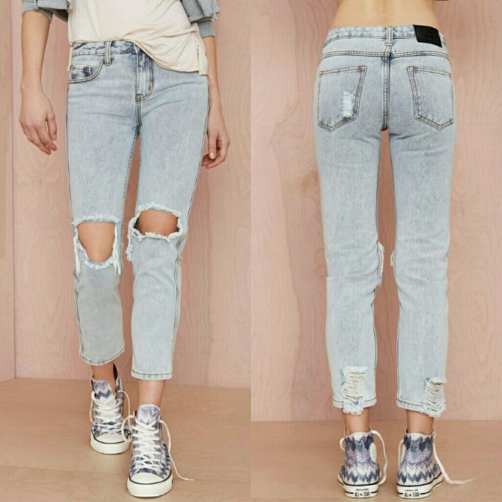 UNIF Busted Distressed Jeans - Picture 1 of 5